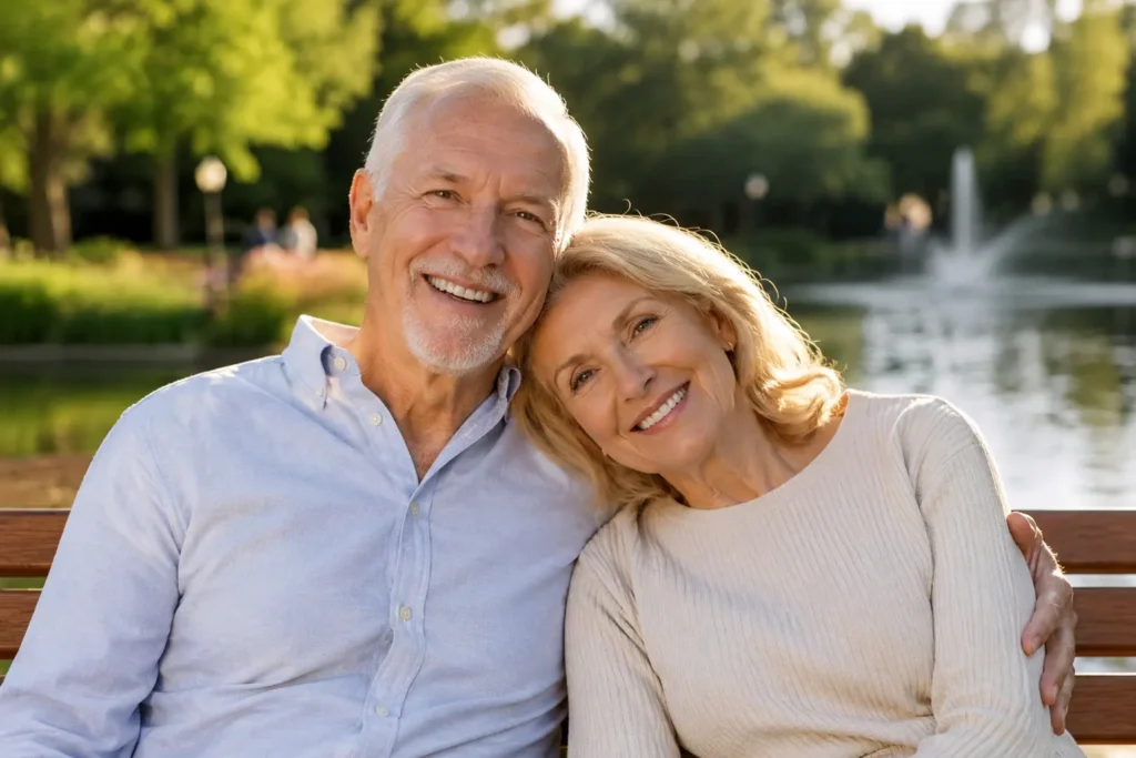 a senior couple
